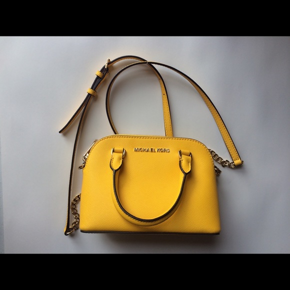 MICHAEL Michael Kors Handbags - Michael Kors Bright Yellow Mini Purse